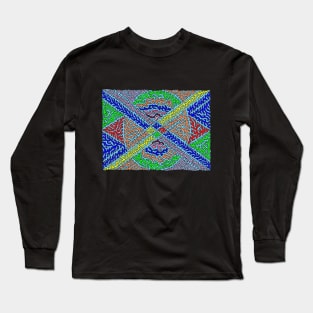 Compass Abstract Long Sleeve T-Shirt